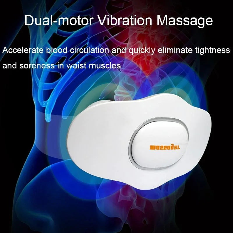 Multifunctional Lumbar Massager With Hot Compress And Voice