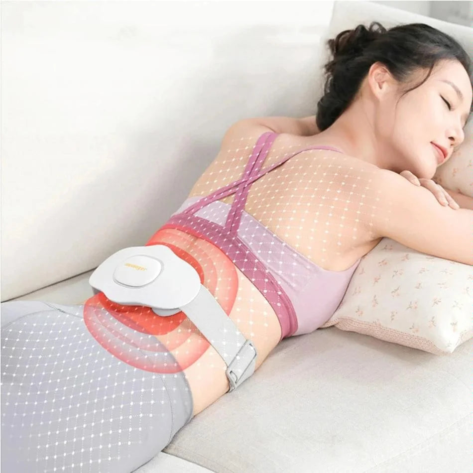 Multifunctional Lumbar Massager With Hot Compress And Voice