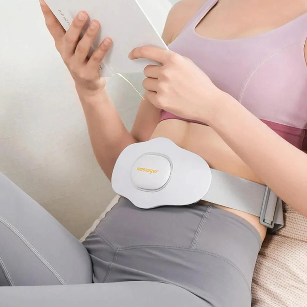 Multifunctional Lumbar Massager With Hot Compress And Voice
