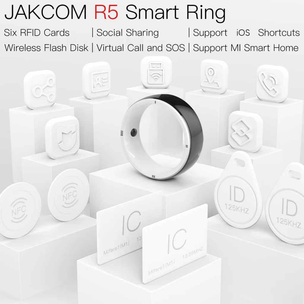 Multifunctional R5 Smart Ring - Wearable Tech-1964932334557990913