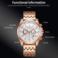 Multifunctional Steel Strap Men Watch - Fashionable Quartz