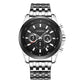 Multifunctional Steel Strap Men Watch - Fashionable Quartz