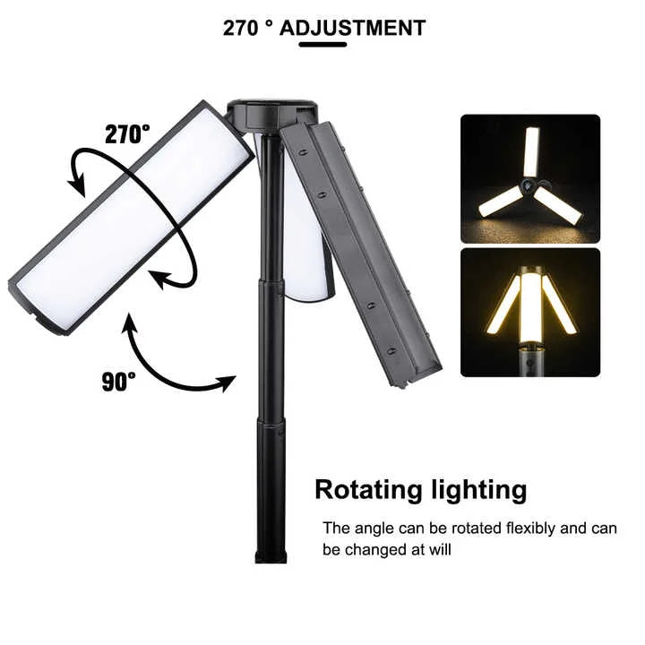 Multifunctional Telescopic Camping Lantern – Portable LED