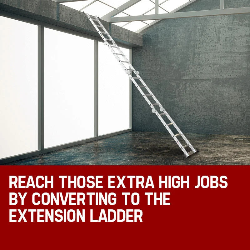 Multipurpose Ladder 5.8m Aluminium Extension Folding