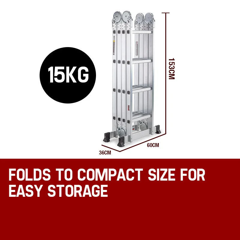 Multipurpose Ladder 5.8m Aluminium Extension Folding