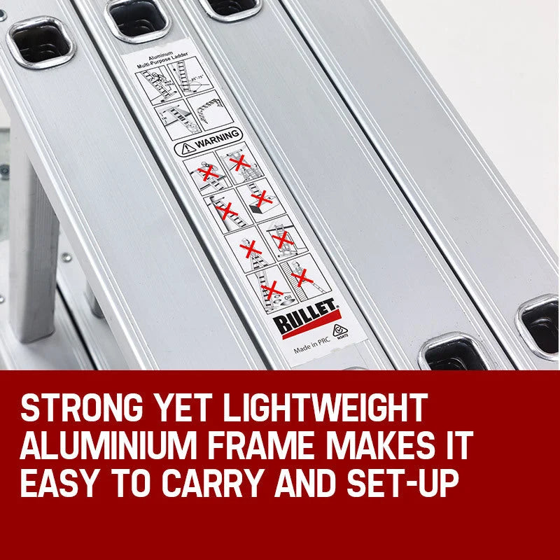 Multipurpose Ladder 5.8m Aluminium Extension Folding