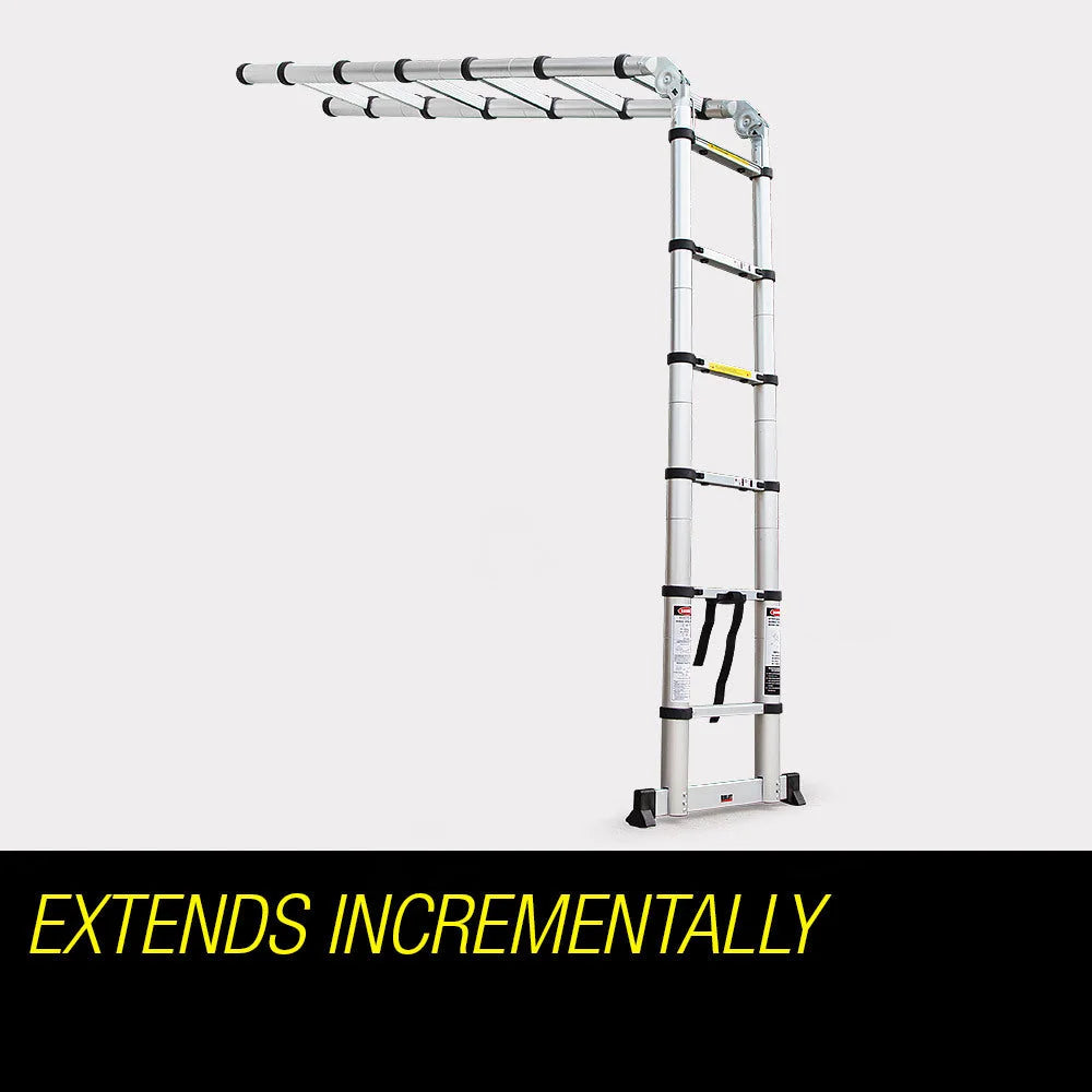 Multipurpose Telescopic Folding Ladder BULLET 3.8m