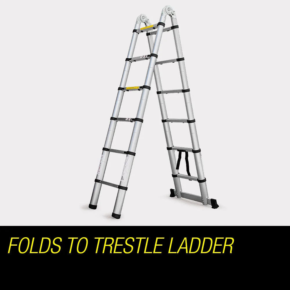 Multipurpose Telescopic Folding Ladder BULLET 3.8m