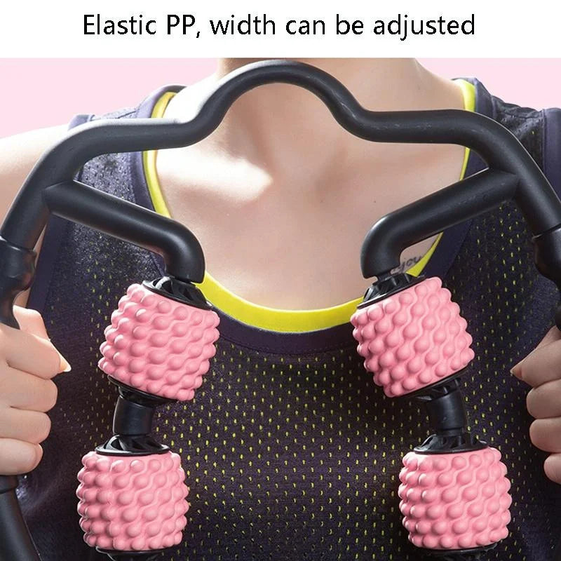 Muscle Massage Roller Foam Shaft For Yoga & Fitness - Fish