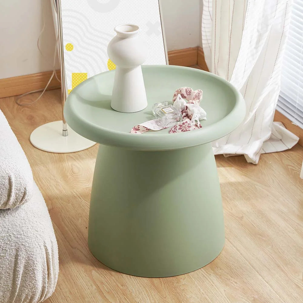 Mushroom Coffee Table Nordic Round Small Side Table - 50cm