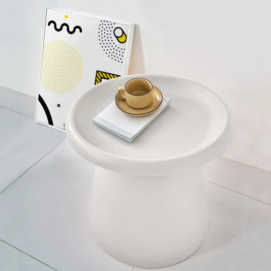 Mushroom Coffee Table Nordic Round Small Side Table - 50cm