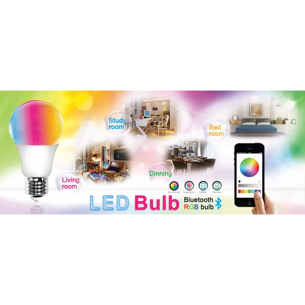 MV Smart Bulb 9W E27 Twin Pack (Apple App Only)