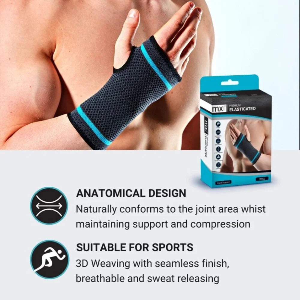 MX Health Premium Elasticated Hand Support - Large - Health