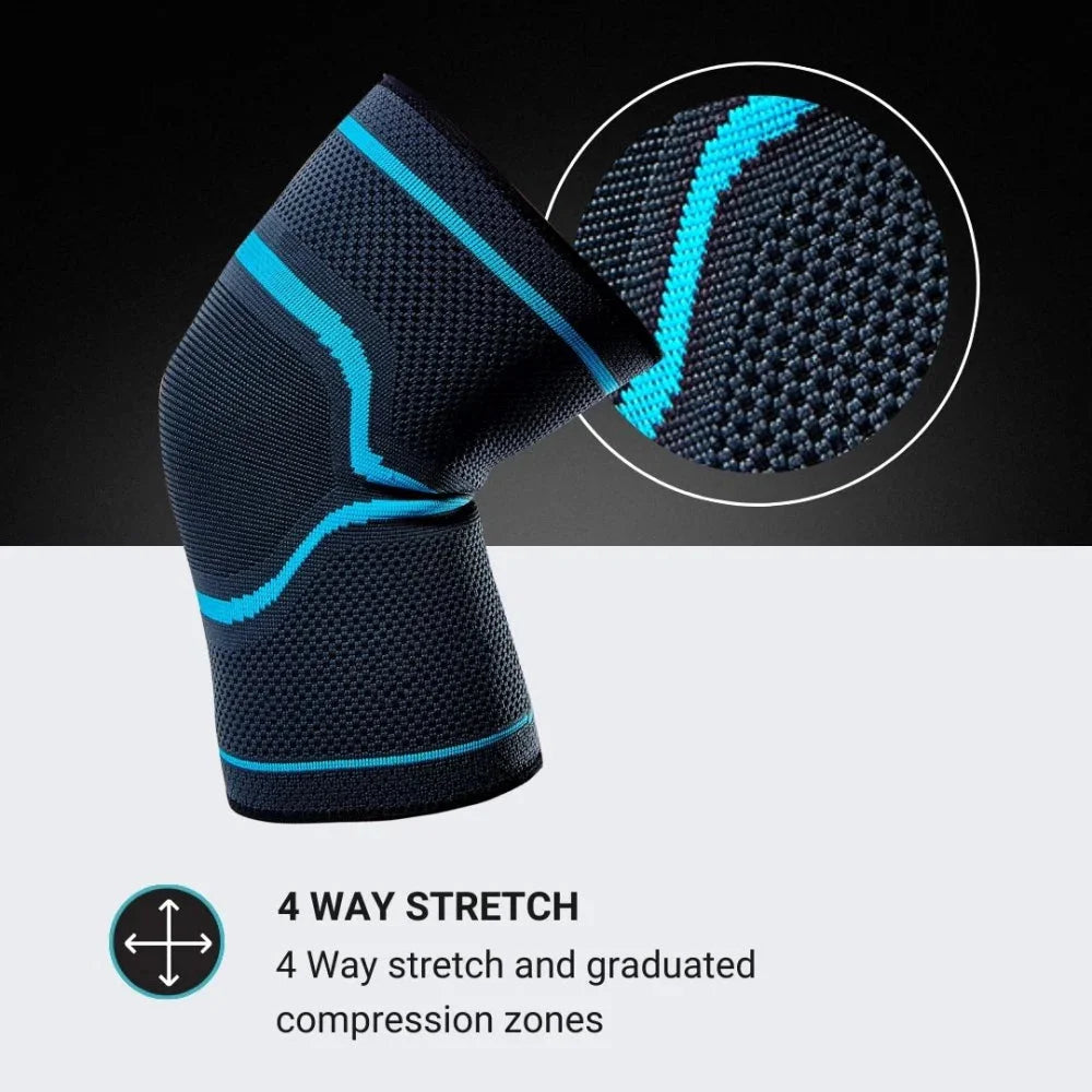 MX Health Premium Elasticated Knee Support - Large - Health