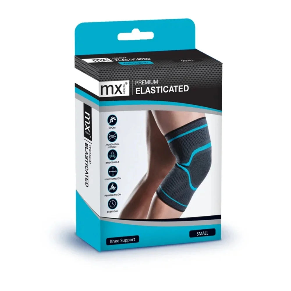 MX Health Premium Elasticated Knee Support - Large - Health