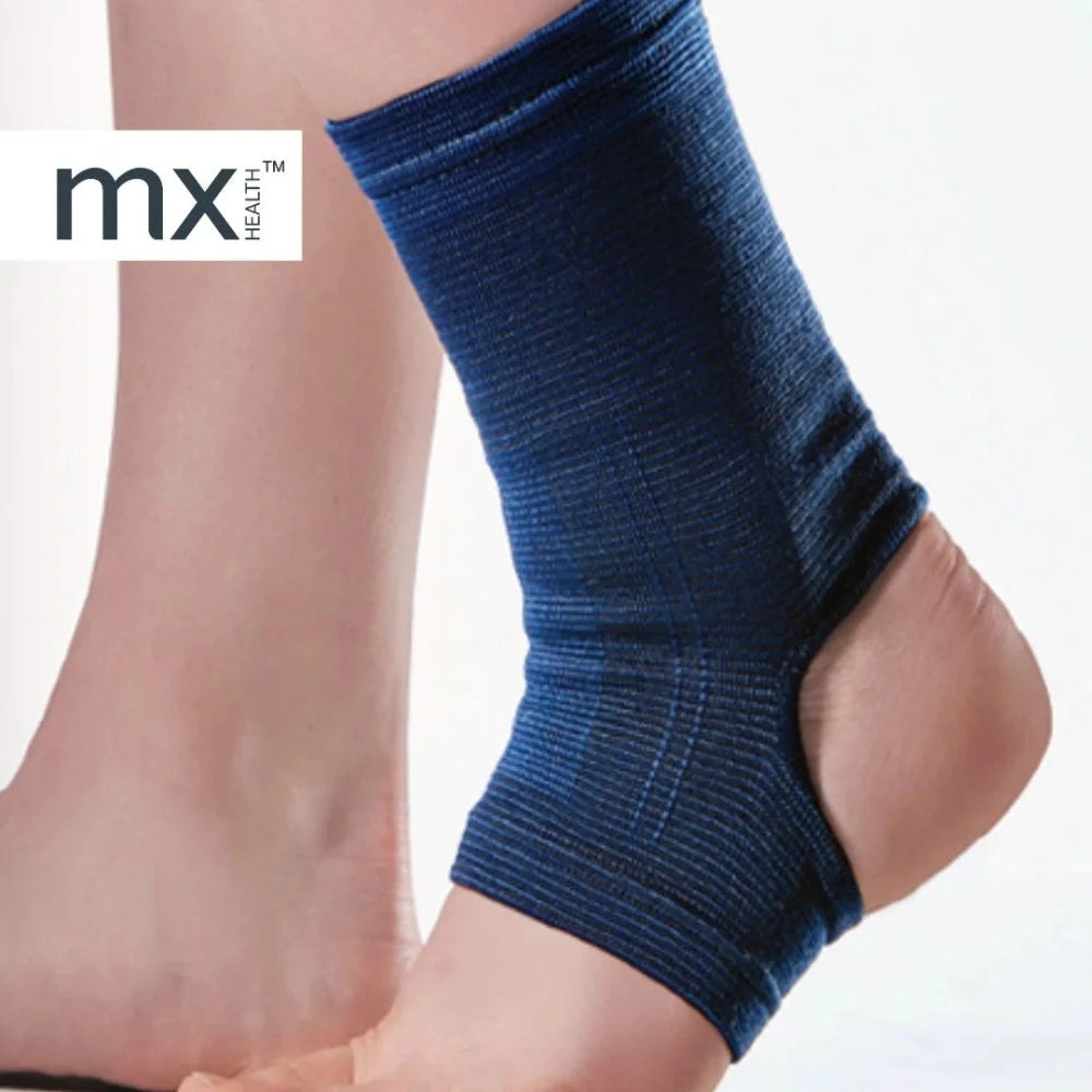 MX Health Standard Elasticated Ankle Support - Medium
