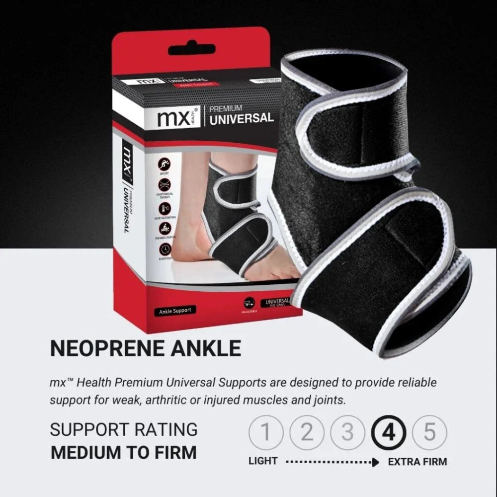 mx Premium Universal Support | Ankle - L/XL/XXL - Health &