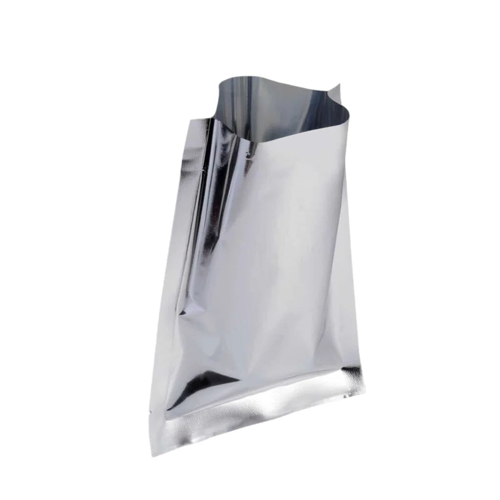Mylar Vacuum Food Pouches 100x 13x18cm Standing Insulated