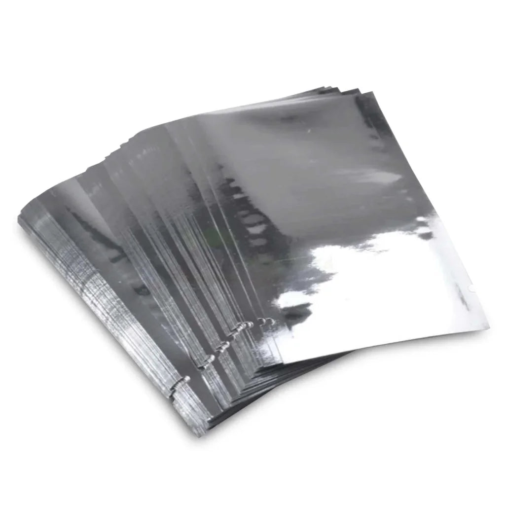 Mylar Vacuum Food Pouches 100x 7x10cm Standing Insulated