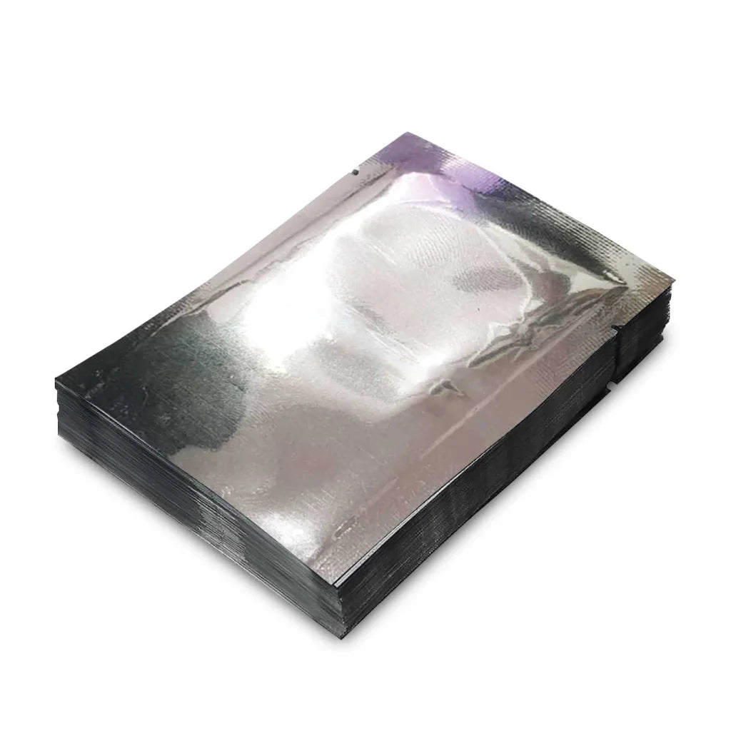 Mylar Vacuum Food Pouches 100x 7x10cm Standing Insulated