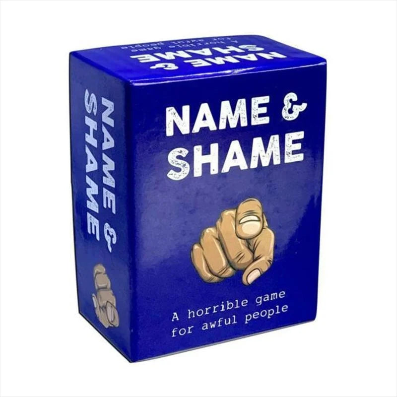 Name and Shame Party Game