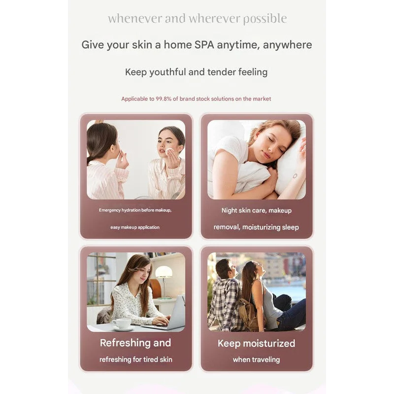 Nano Facial Mist Sprayer & Oxygen Injector - 3 Modes Deep