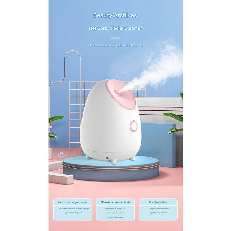 Nano Ionic Facial Steamer - Deep Hydration Hot Mist Face