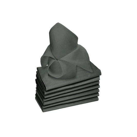 Napkins Rans Set of 8 Lollipop Cotton - Charcoal - Home &