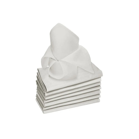 Napkins Rans Set of 8 Lollipop Cotton - White - Home &