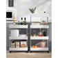 Narrow Rolling Storage Cart 4 Tier - Furniture