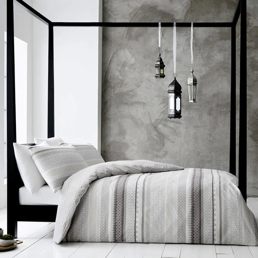 Natural Quilt Cover Set Super King - Gabrielle - Home &