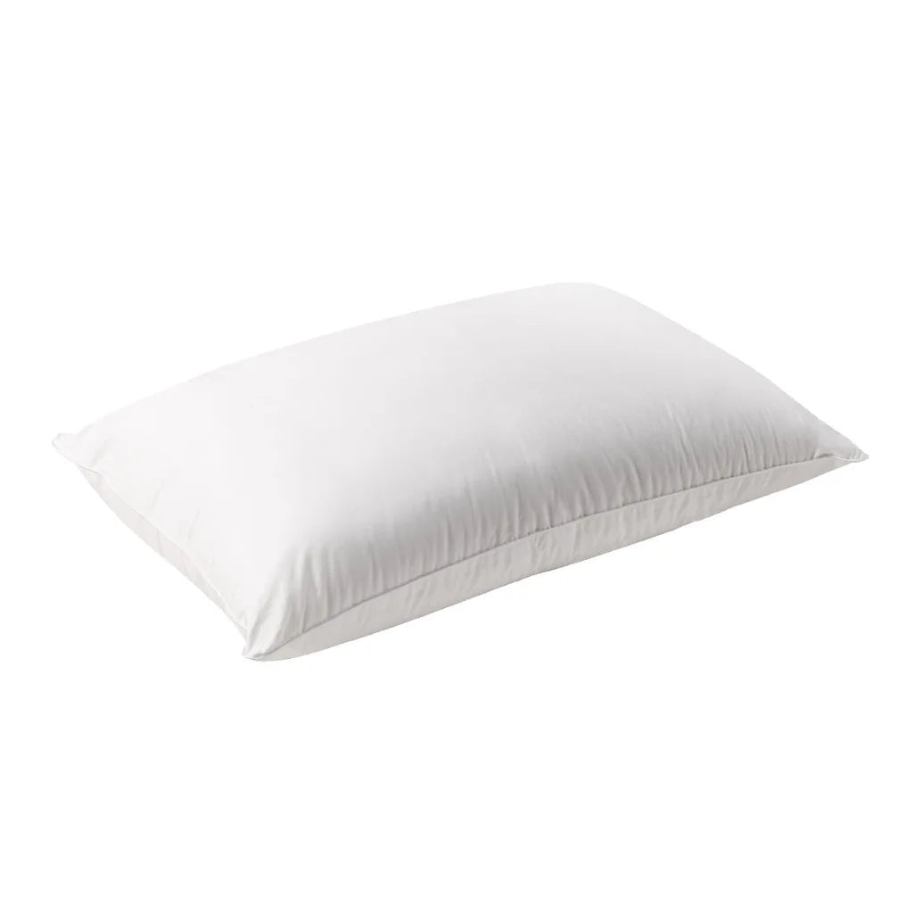 Natural Sleep Bamboo Blend Medium Profile Pillow - White