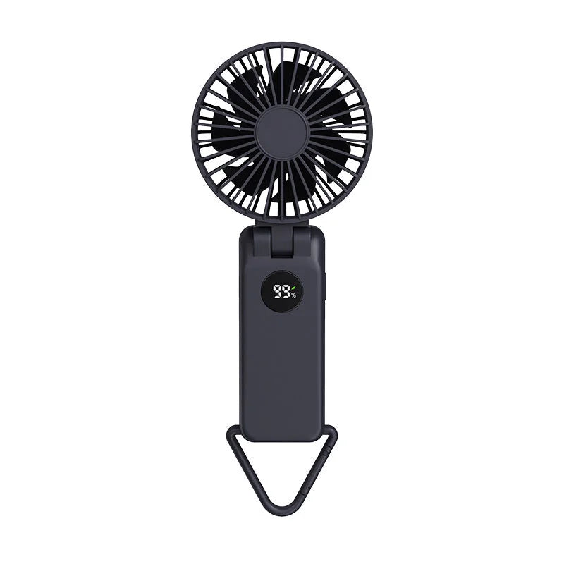 Navy Blue Portable Handheld Fan with 2000mAh Battery