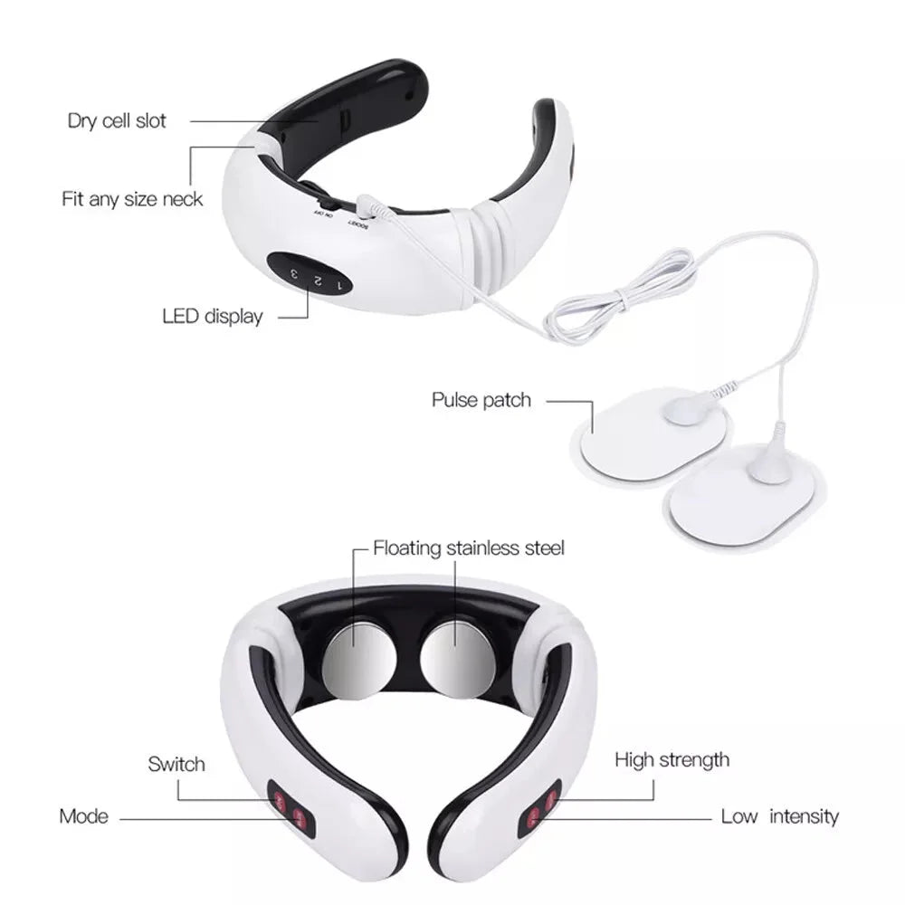Neck Massager with Pulse Therapy - Intelligent Cervical