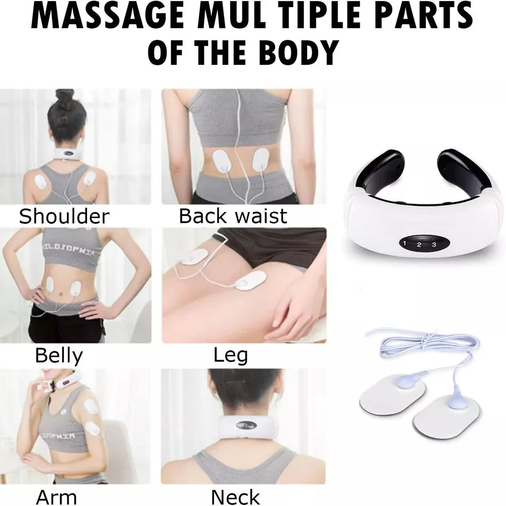 Neck Massager with Pulse Therapy - Intelligent Cervical