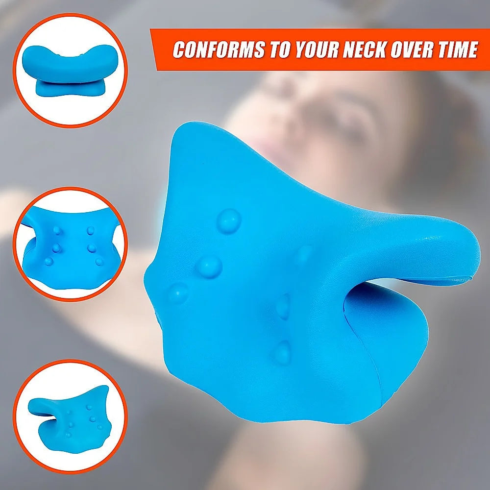 Neck Traction Pillow Cloud Support Stretcher for Cervical