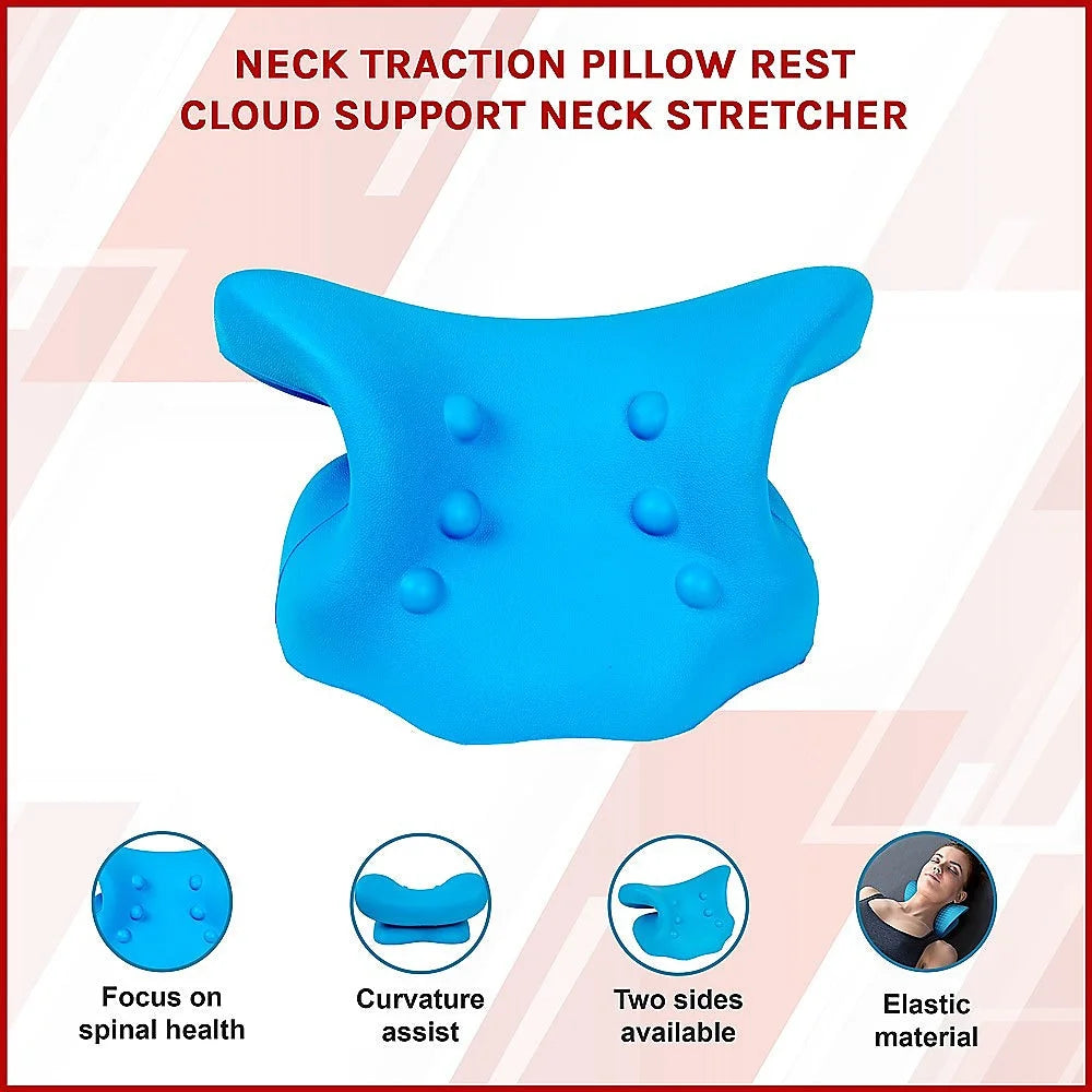 Neck Traction Pillow Cloud Support Stretcher for Cervical