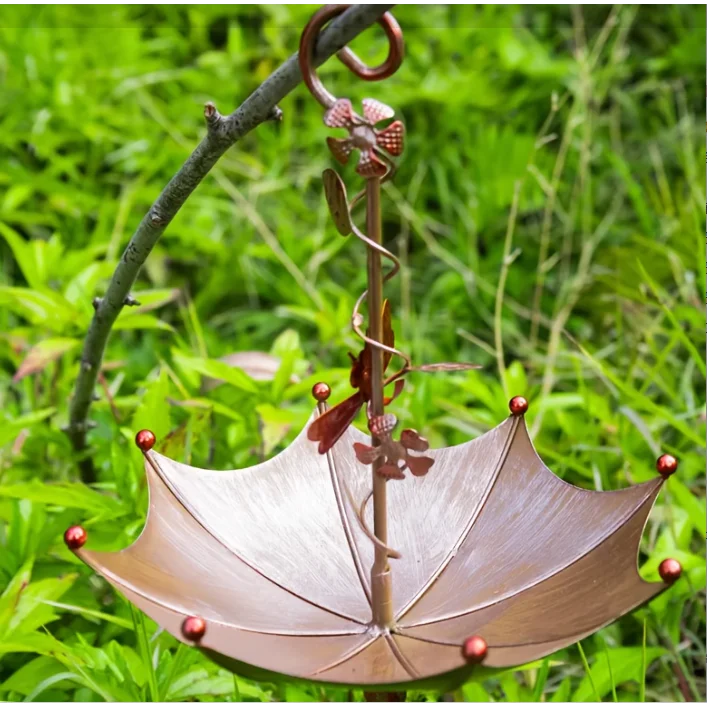 Nectar Charming Hanging Umbrella Bird Feeder - Decorative