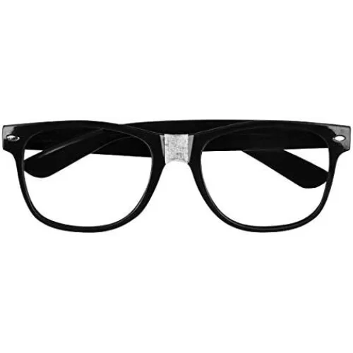 NERD COSTUME KIT Set Geek Glasses Fancy Dress Retro Funny
