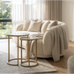 Nested Side Table Set Deva Gold - Furniture