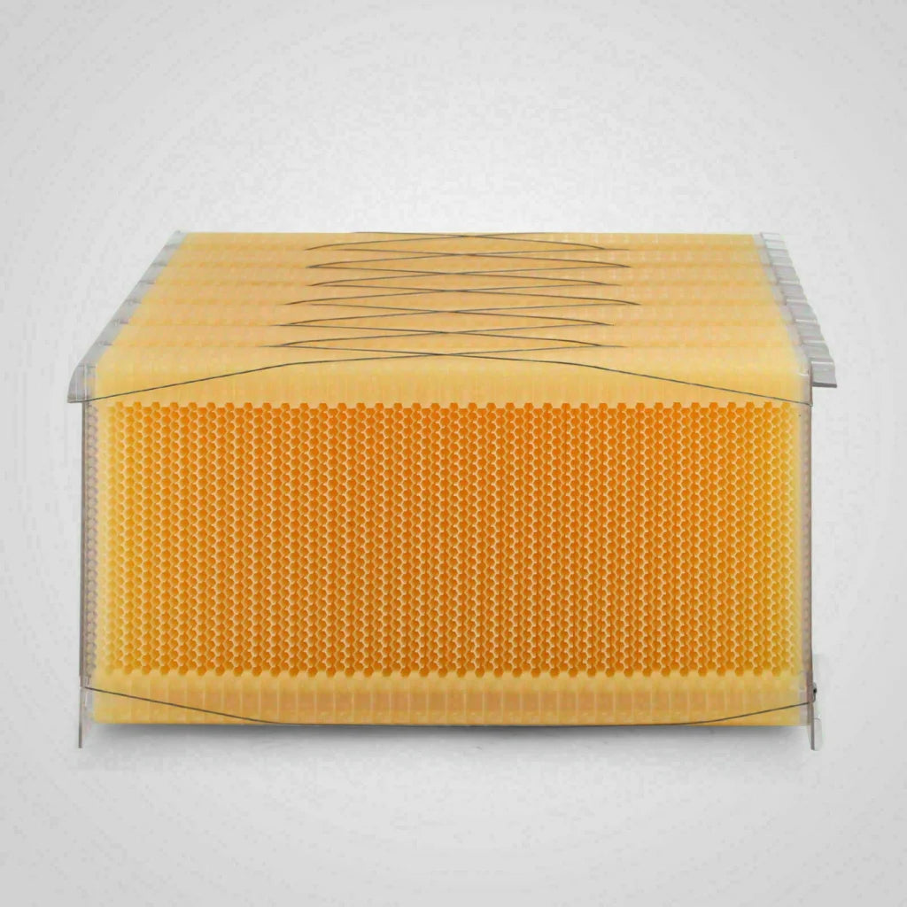 Neweast 7Pcs Flow Bee Comb Hive Frames For Wooden
