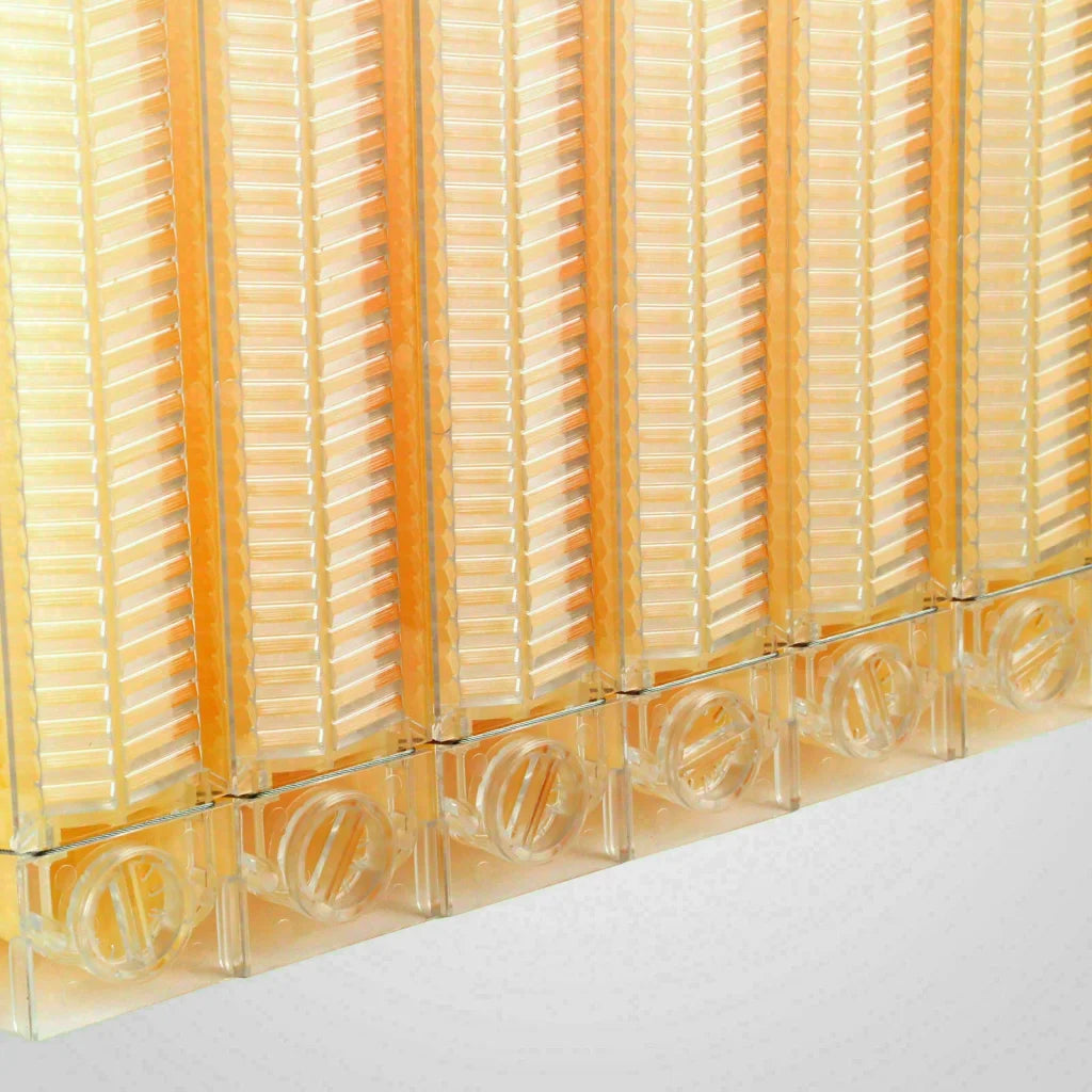 Neweast 7Pcs Flow Bee Comb Hive Frames For Wooden
