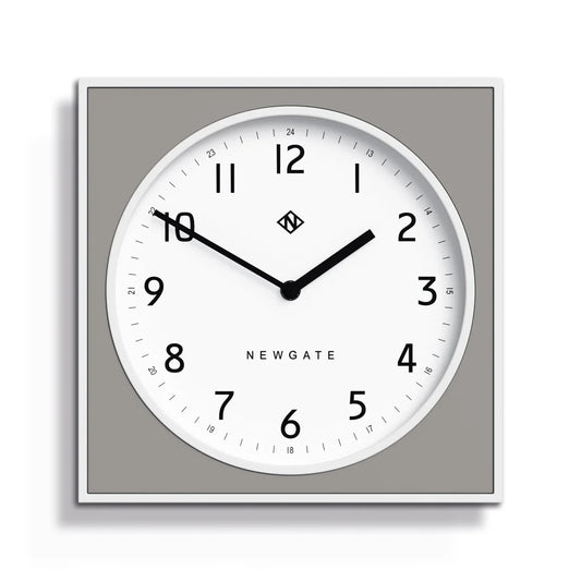 Newgate Burger & Chips Wall Clock - Posh Grey - Home &