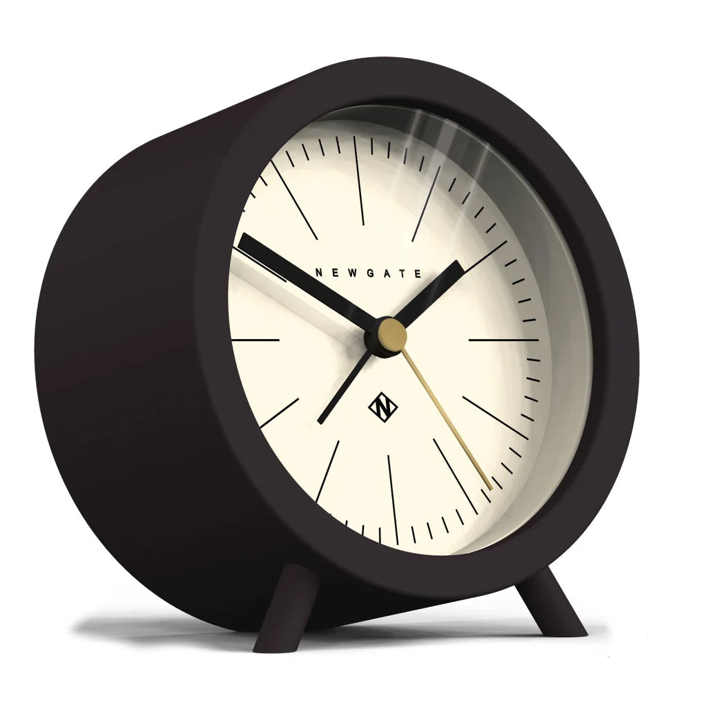 Newgate Fred Alarm Clock - Chocolate Black - Home & Garden