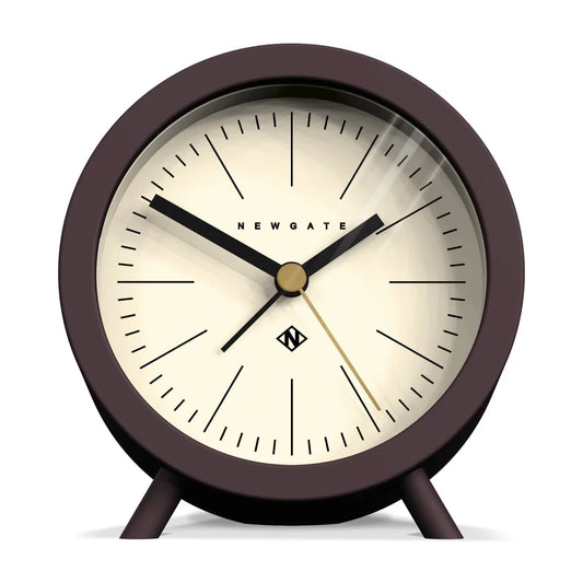 Newgate Fred Alarm Clock - Chocolate Black - Home & Garden