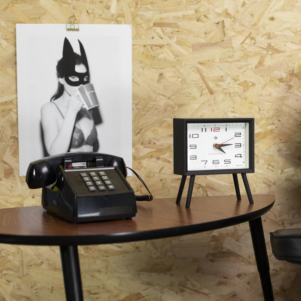 Newgate Henry Mantel Clock - Neutral Mono II Dial - Home &