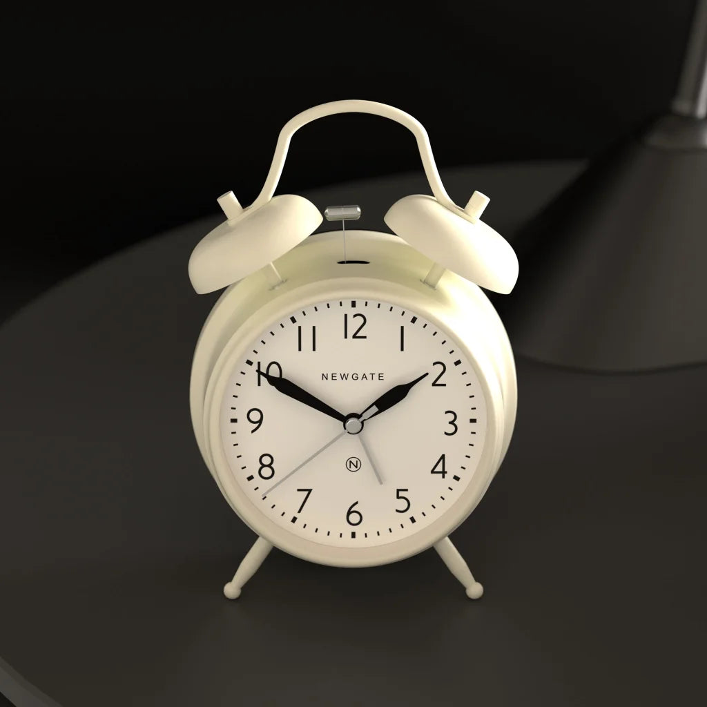 Newgate New Covent Garden Alarm Clock - White - Home &