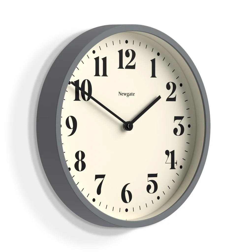 Newgate NFour Wall Clock - Matte French Navy - Home & Garden