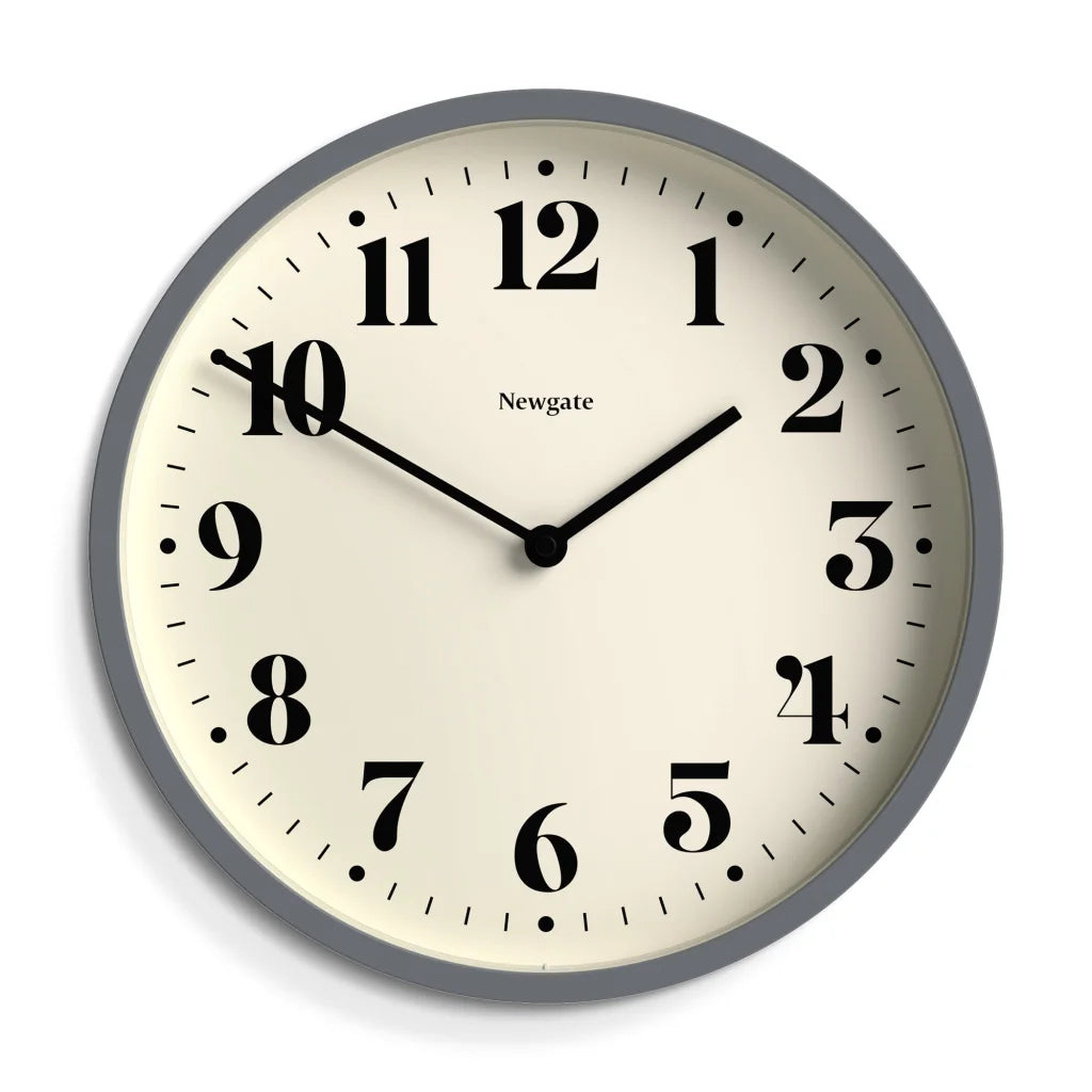 Newgate NFour Wall Clock - Matte French Navy - Home & Garden