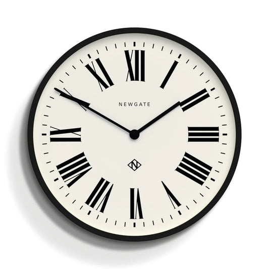 Newgate NThree Clock - Italian Black - Home & Garden